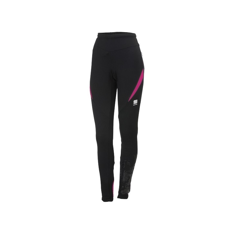 Damene bukser Sportful Dolomiti TDT XP Tight svart-Fuchsia Damene bukser Sportful Dolomiti TDT XP Tight svart-Fuchsia